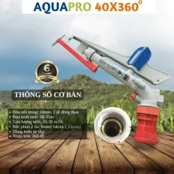 Béc tưới Aquapro 40x xoay 360