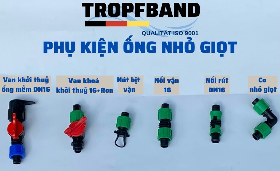 Phụ kiện ống tưới nhỏ giọt Tropfband