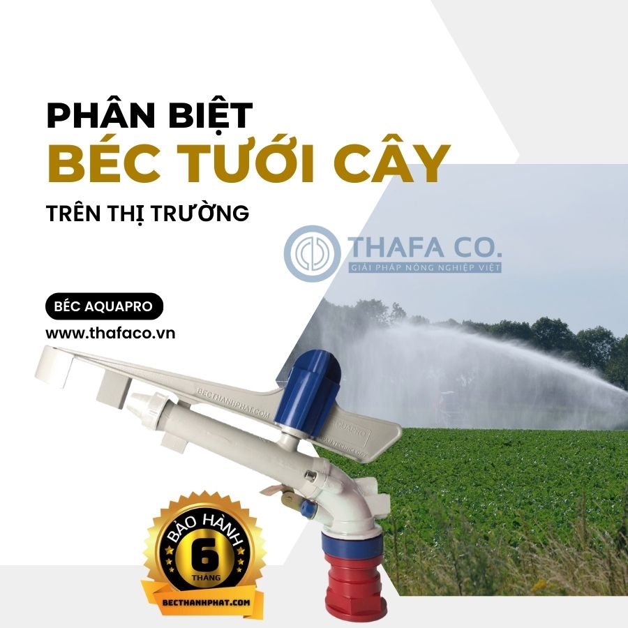 Phân biệt béc tưới cây trên thị trường