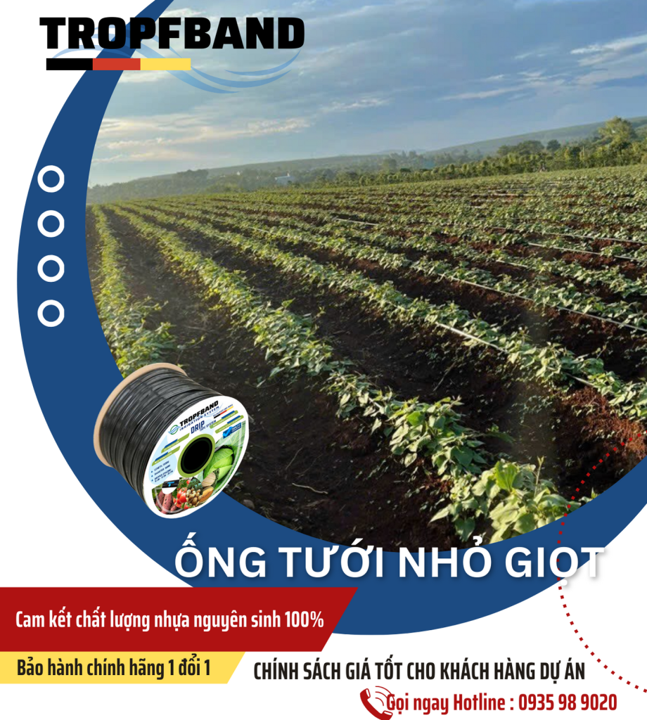 Ống tưới nhỏ giọt Tropfband