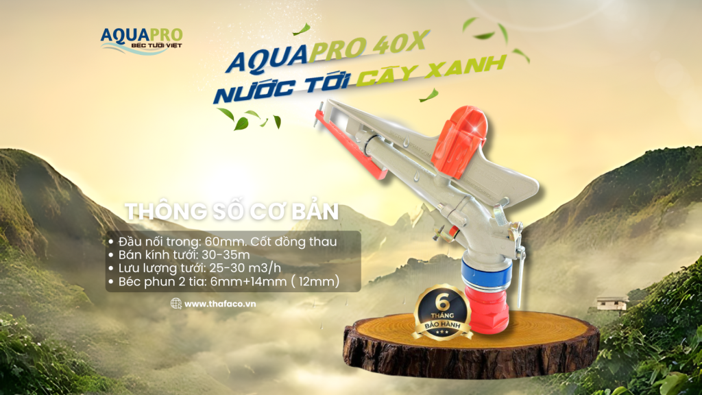 Lợi ích của béc tưới Aquapro