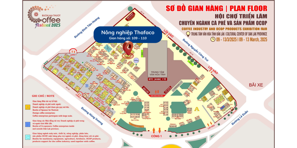 Sơ đồ hội chợ 2025