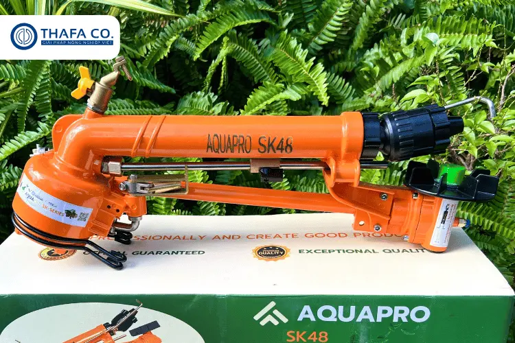 TOP 6 Loại Béc Tưới Cà Phê Bán Kính Lớn Chính Hãng Thafaco 6 Béc tưới cà phê bán kính lớn Aquapro SK48 PRO