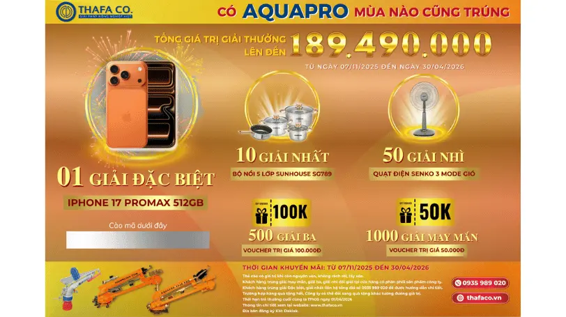 Có Aquapro Mùa Nào Cũng Trúng