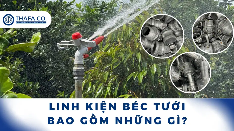 Linh kiện béc tưới bao gồm những gì